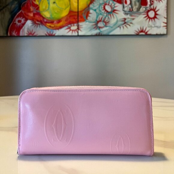 Cartier Handbags - Cartier Must de Cartier Happy Birthday Zippy Wallet